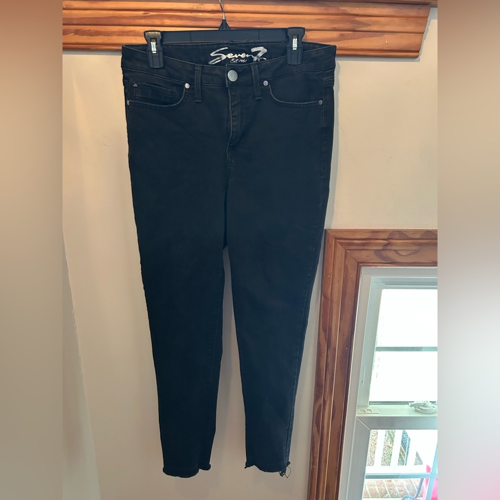 Seven7 Women's Black Skinny Jeans